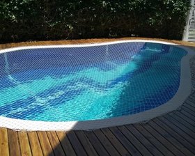 Redes de proteção para piscinas