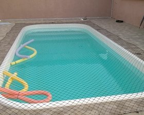 Redes de proteção para piscinas